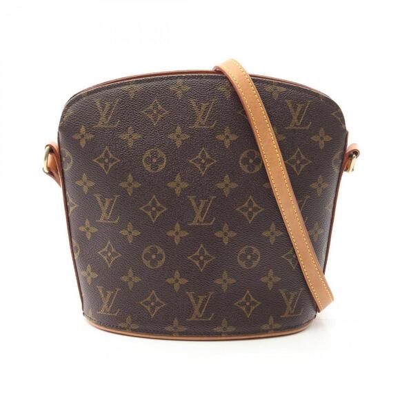 LOUIS VUITTON Brown Monogram Leather Shoulder Bag - Picture 1 of 6